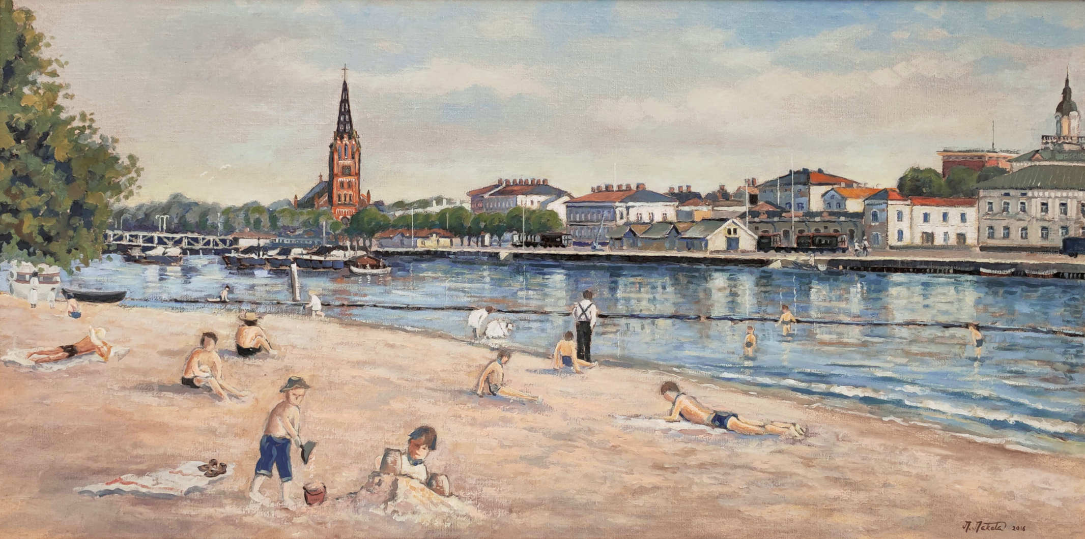 Kesäpäivä Kirjurinluodolla